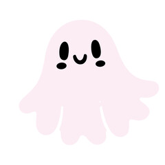  cute funny happy ghosts vector