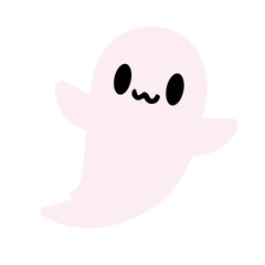  cute funny happy ghosts vector