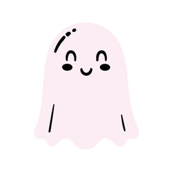  cute funny happy ghosts vector