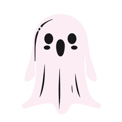  cute funny happy ghosts vector
