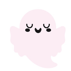 cute funny happy ghosts vector