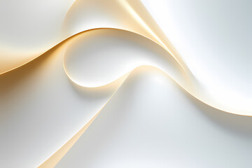 Light Gold Wave Background, Abstract geometric background with liquid shapes. Vector illustration.
