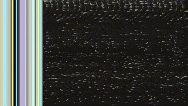 There is no signal on the TV screen. The monitor matrix is damaged. Noise distortion and glitches. Colored vertical stripes on the screen.