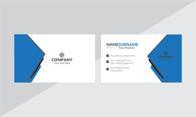 minimalist business card design