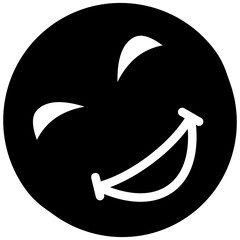 Rolling on the Floor Laughing vector icon illustration of Emoji iconset.