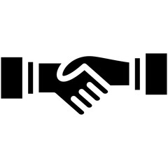 Handshake vector icon illustration of Auto Racing iconset.