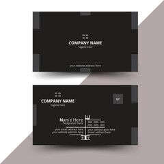 Double sided business card for company or personal use .