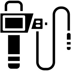 Colonoscopy vector icon illustration of Health Checkup iconset.