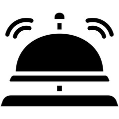 Ring Bell vector icon illustration of Time and Date iconset.