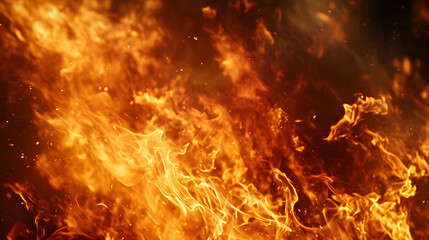 hot flames, set ablaze