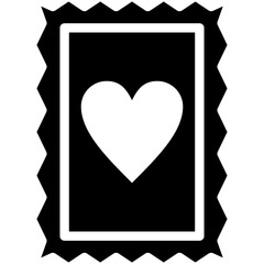 Charity Stamp vector icon illustration of Donations iconset.