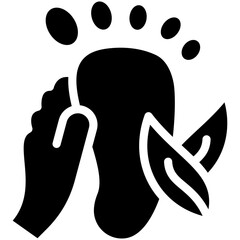 Foot Spa vector icon illustration of Spa iconset.