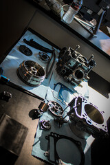 Motorcycle engine parts