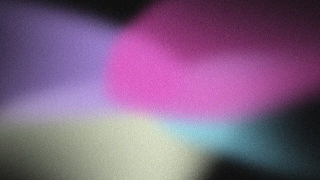 4K Abstract pastel Risograophs blurred grainy gradient banner background texture Colorful digital grain soft noise effect Nostalgia, vintage, retro