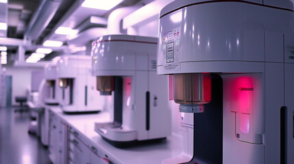 Industrial laboratory equipment: A high-tech setting for scientific research and experimentation in a modern lab