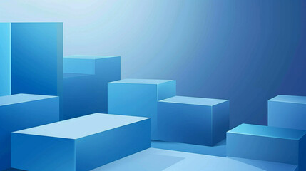 Obraz premium Sky Blue and Royal Blue abstract background vector presentation design. PowerPoint and Business background.