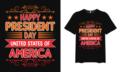 President day t-shirt, graphic design, design