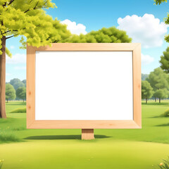 Animated Cartoon Blank frame