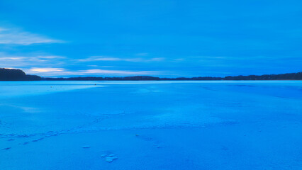 beach with sky and clouds - Winter - Landscape - Snow - Background - Ice - Cold 