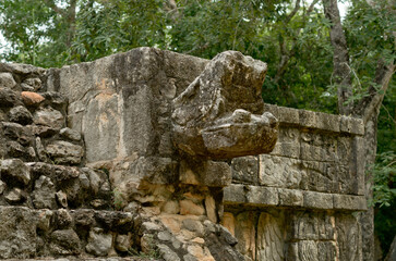 Ruins of Chichen Itza  pre-Columbian  Mayan  city. Mexico