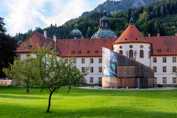 Ettal Abbey is a Benedictine monastery in Bavaria, Germany