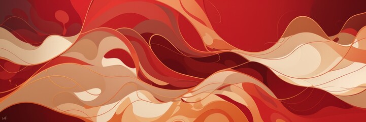 abstrack red background