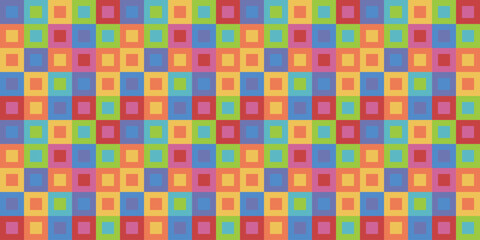 Seamless pattern colored squares .Vector illustration.
