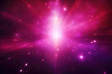 Fototapeta premium Abstract Pink Light Burst