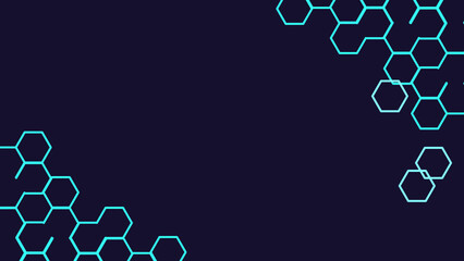 Simple background with hexagonal pattern | elegant background hexagon