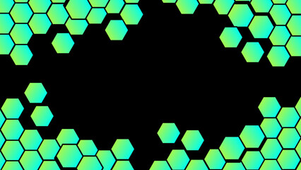 Simple background with hexagonal pattern | elegant background hexagon