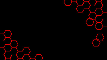 Simple background with hexagonal pattern | elegant background hexagon