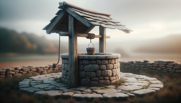 old well in a rural setting