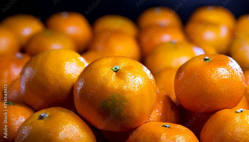 Wall mural full frame of orange fruit background