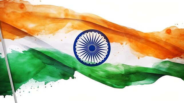 The Spirit of India ; india falg