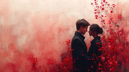 valentine day wallpaper, valentine couple