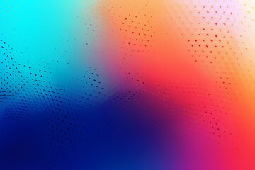 Vibrant abstract gradient merging with halftone patterns, creating a mesmerizing modern background.