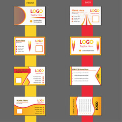 Yellow and red color modern design template., Creative design.
