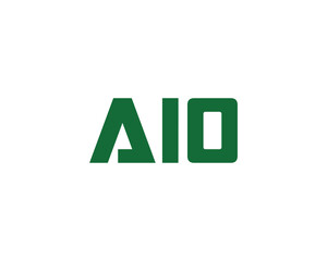 AIO logo design vector template