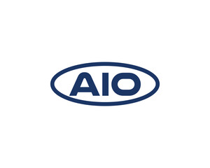 AIO logo design vector template