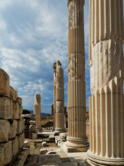 ruins of the temple in pergamon