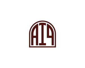 AIQ Logo design vector template