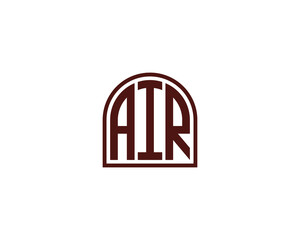 AIR Logo design vector template