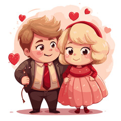couple in valentine day