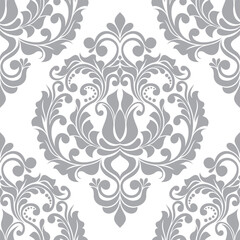 Seamless texture wallpapers in the style of Baroque, Vector seamless floral damask pattern. Royal Victorian seamless pattern 