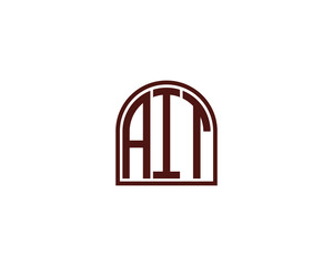 AIT Logo design vector template
