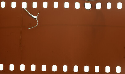 Film tape overlay. Vintage effect. Retro edge negative. High quality photo