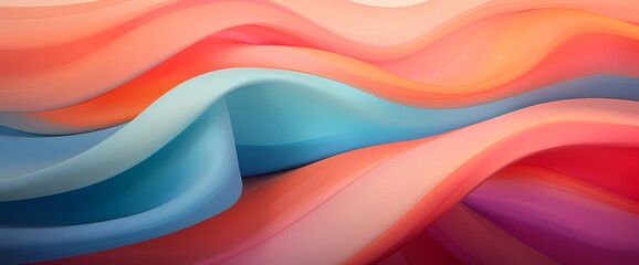 A symphony of gradient colors intertwines seamlessly, forming an abstract masterpiece that captivates with its harmonious blend.
