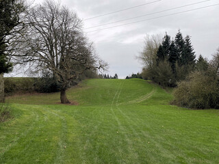 A view of the Shropshire Countryside at the Hill Valley in Whitchurch