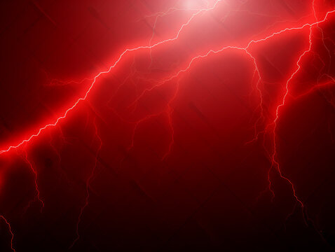 red lightning in the sky abstract background texture	
