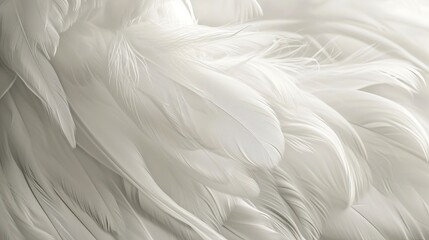 White feather background